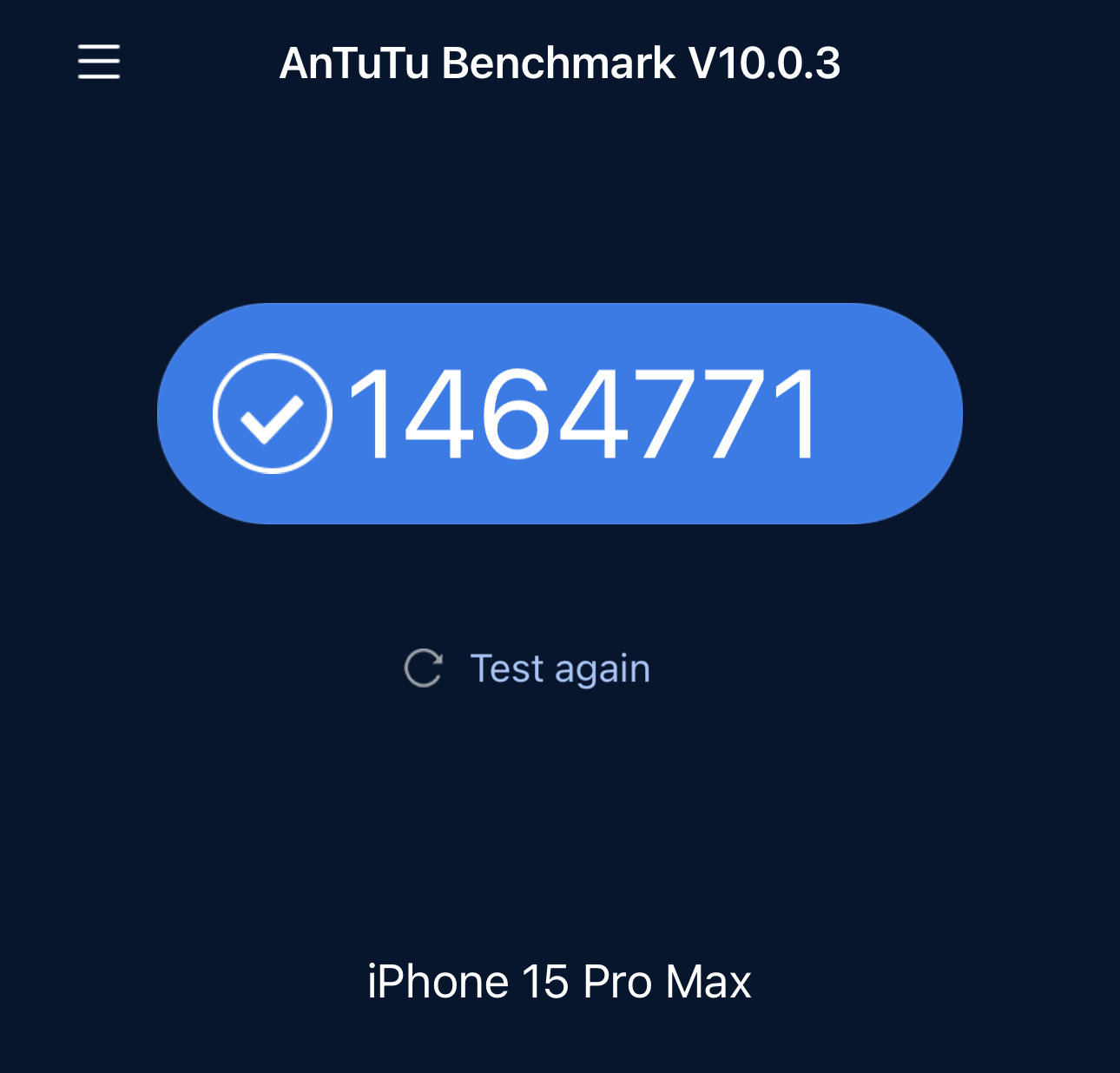 iPhone15 Pro Max AnTuTu
