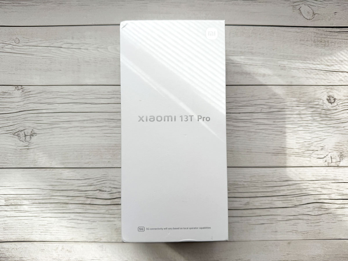 Xiaomi 13T Proのパッケージ